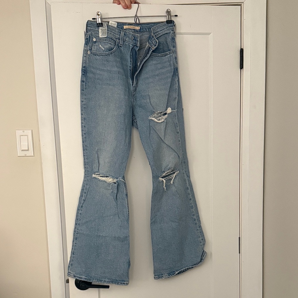 Levi's Light Blue Flare Jeans